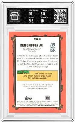 Graded Big League Ken Griffey Jr baseball card from 2024 Topps Big League series