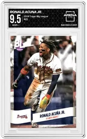 2024 Topps Big League Ronald Acuña Jr. #21 Baseball Arena Club 9.5 - Baseball Card Single