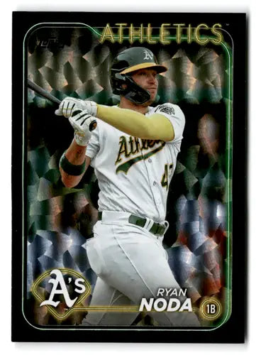 2024 Topps Black Crackle Foil #404 Ryan Noda NM-MT Athletics ID:76656 - Baseball Card Single
