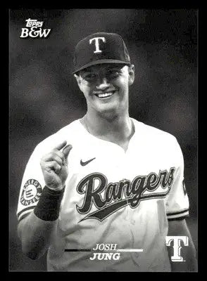 2024 Topps Black & White #10 Josh Jung - Baseball Card Single