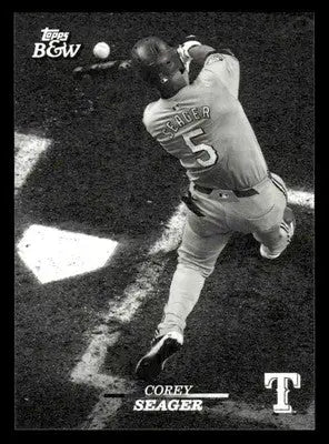 2024 Topps Black & White #28 Corey Seager - Baseball Card Single