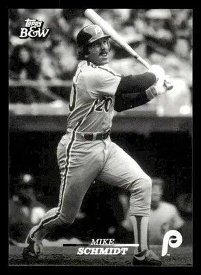 2024 Topps Black & White #30 Mike Schmidt - Baseball Card Single