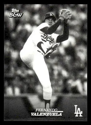 2024 Topps Black & White #33 Fernando Valenzuela - Baseball Card Single