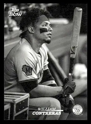 2024 Topps Black & White #34 William Contreras - Baseball Card Single