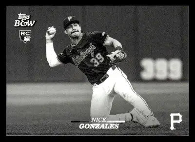 2024 Topps Black & White #38 Nick Gonzales - Baseball Card Single