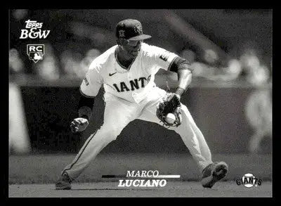 2024 Topps Black & White #47 Marco Luciano - Baseball Card Single