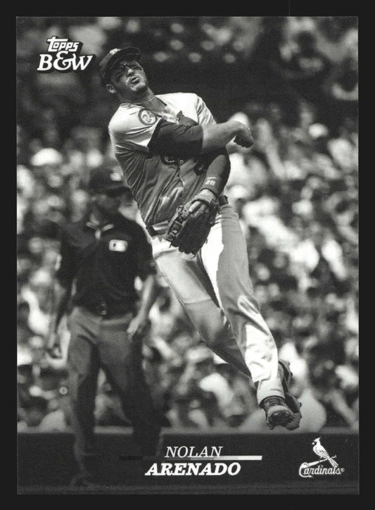 2024 Topps Black & White #65 Nolan Arenado St. Louis Cardinals - Baseball Card Single