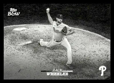 2024 Topps Black & White #68 Zack Wheeler - Baseball Card Single