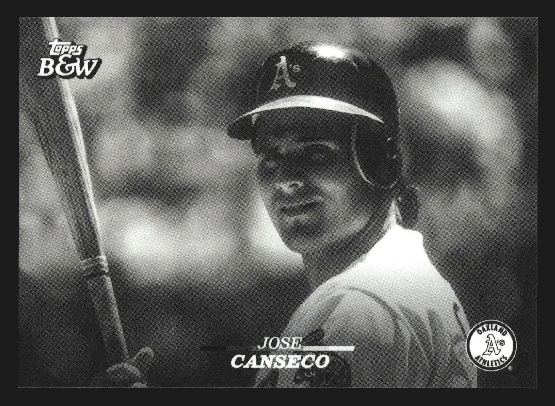 2024 Topps Black & White Jose Canseco #85 Oakland Athletics - Baseball Card Single