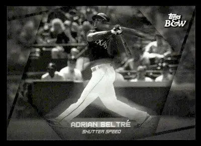 2024 Topps Black & White #SS9 Adrian Beltre Shutter Speed - Baseball Card Single