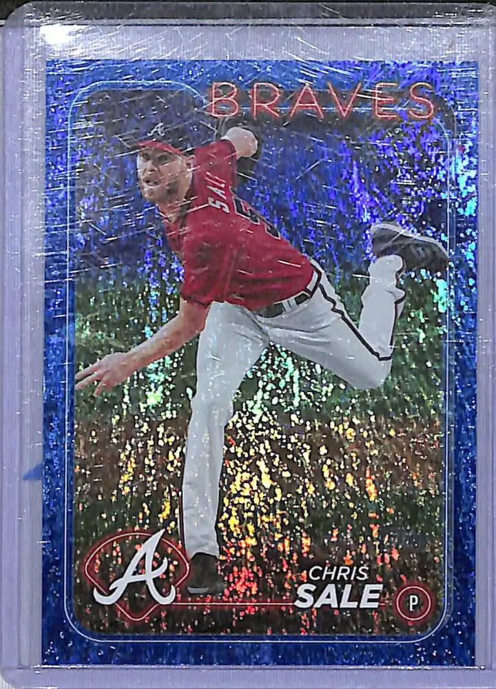 2024 Topps Blue #484 Chris Sale NM-MT 81/999 Atlanta Braves