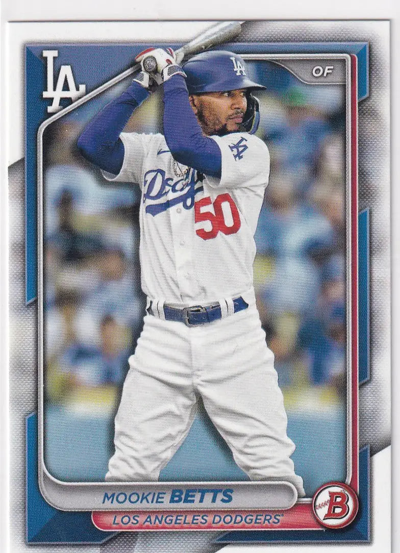 2024 TOPPS BOWMAN #40 MOOKIE BETTS- LOS ANGELES DODGERS - Baseball Card Single