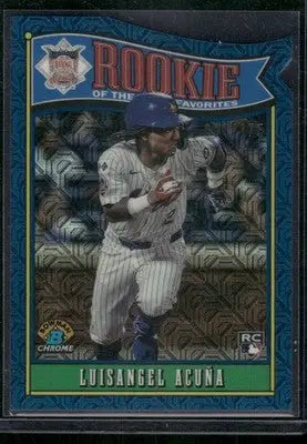 2024 Topps Bowman Chrome Rookie Favorites Luisangel Acuña #ROY-4 091/175 RC - Baseball Card Single