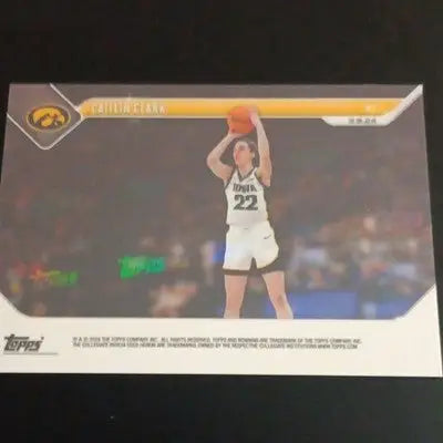 2024 Topps/Bowman NOW - Caitlin Clark #11. Iowa. NCAA 3 pointer record. NRMT+ - Basketball Card Single