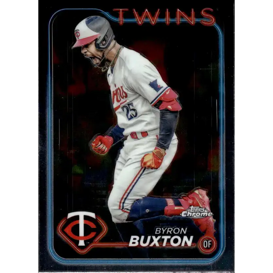 2024 Topps Chrome #10 Byron Buxton NM-MT Minnesota Twins Baseball Card - Baseball Card Single