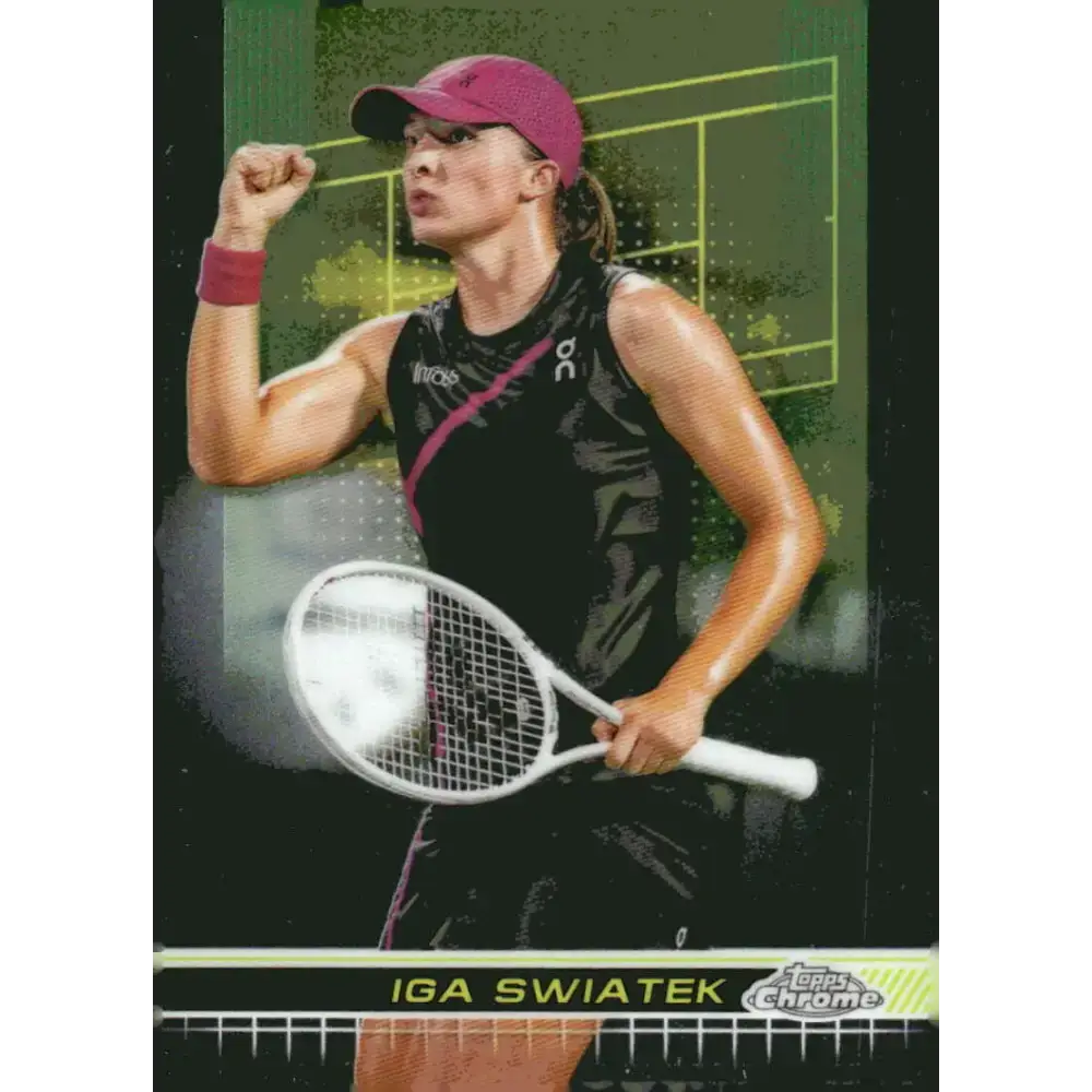 2024 Topps Chrome #10 Iga Swiatek EX Excellent Tennis Card - Other