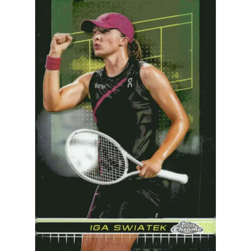 2024 Topps Chrome #10 Iga Swiatek EX Excellent Tennis Card - Other