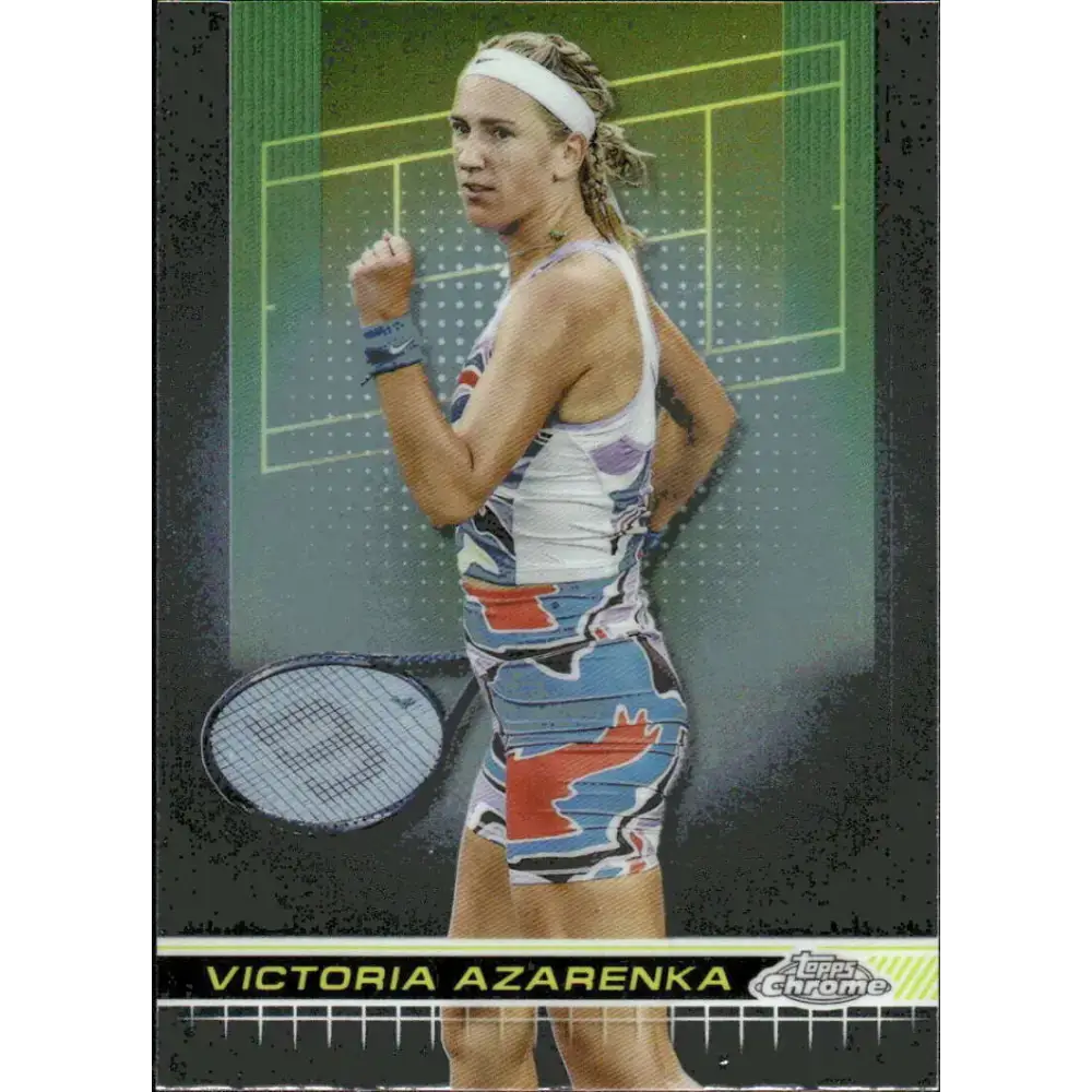 2024 Topps Chrome #100 Victoria Azarenka EX Excellent Tennis Card - Tennis Card Single