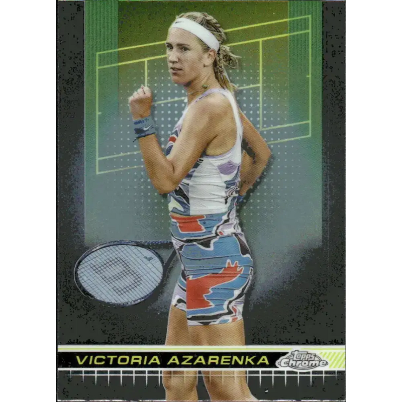 2024 Topps Chrome #100 Victoria Azarenka EX Excellent Tennis Card - Tennis Card Single