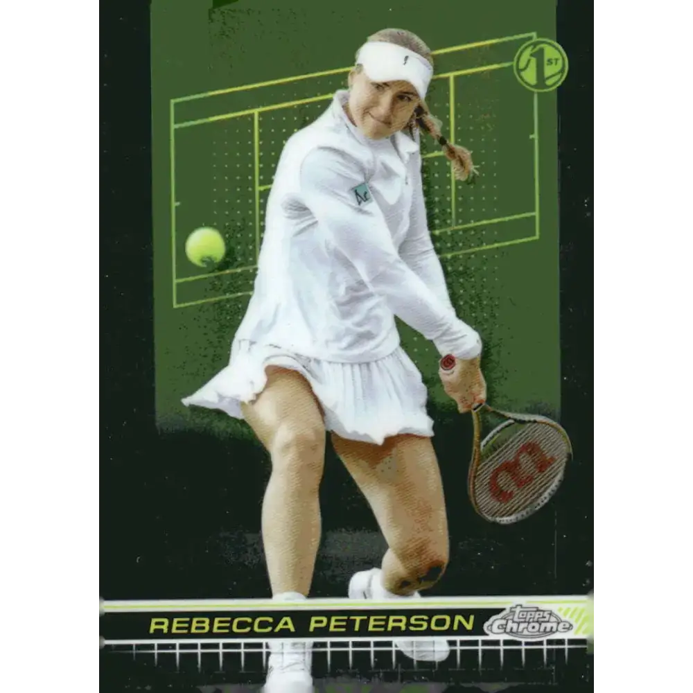 2024 Topps Chrome #102 Rebecca Peterson EX Excellent Tennis Card - Tennis Card Single