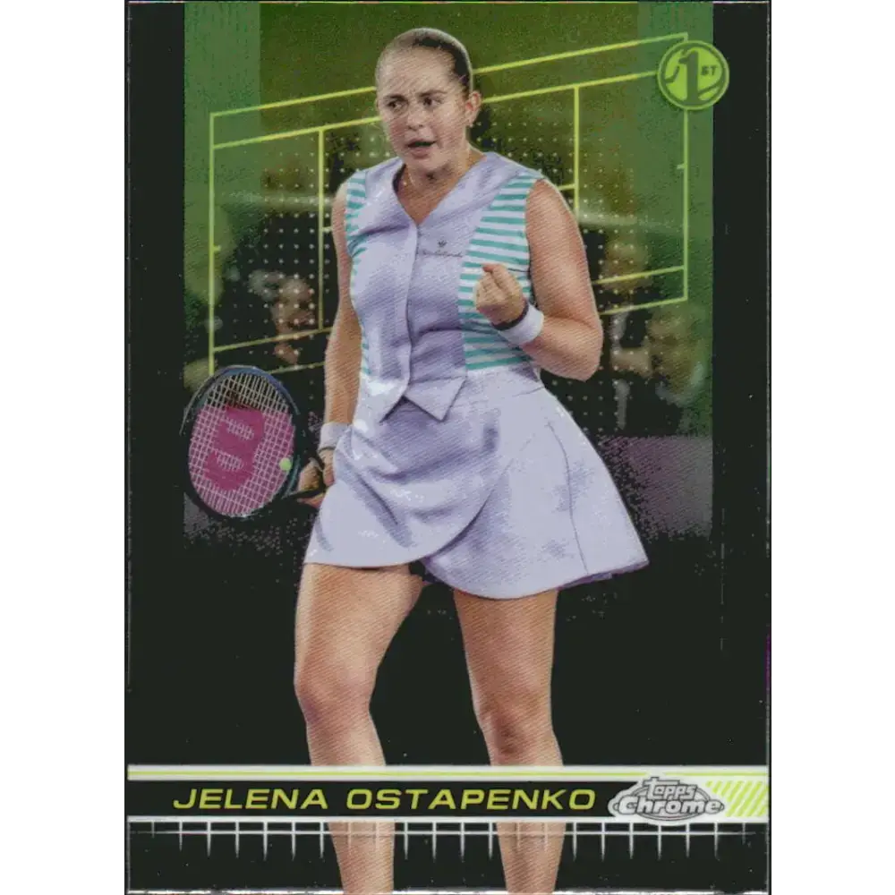 2024 Topps Chrome #103 Jelena Ostapenko EX Excellent Tennis Card - Other