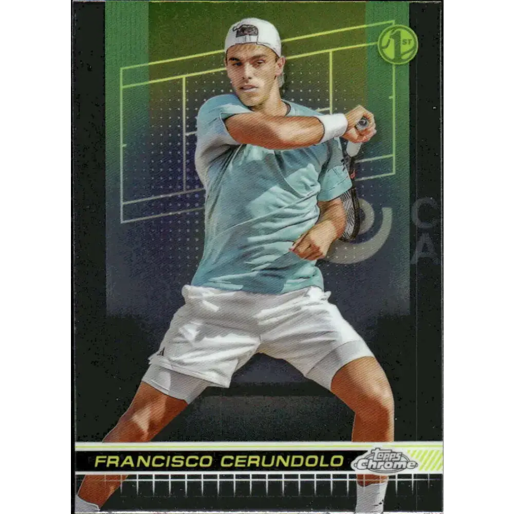 2024 Topps Chrome #105 Francisco Cerundolo EX Excellent Tennis Card - Tennis Card Single