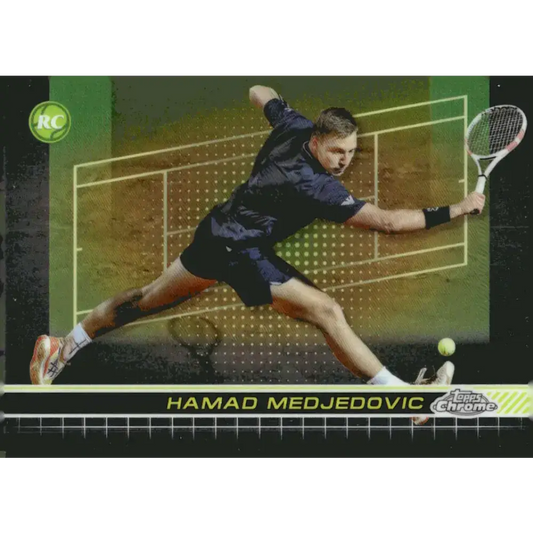 2024 Topps Chrome #106 Hamad Medjedovic EX Excellent RC Rookie Tennis Card - Tennis Card Single