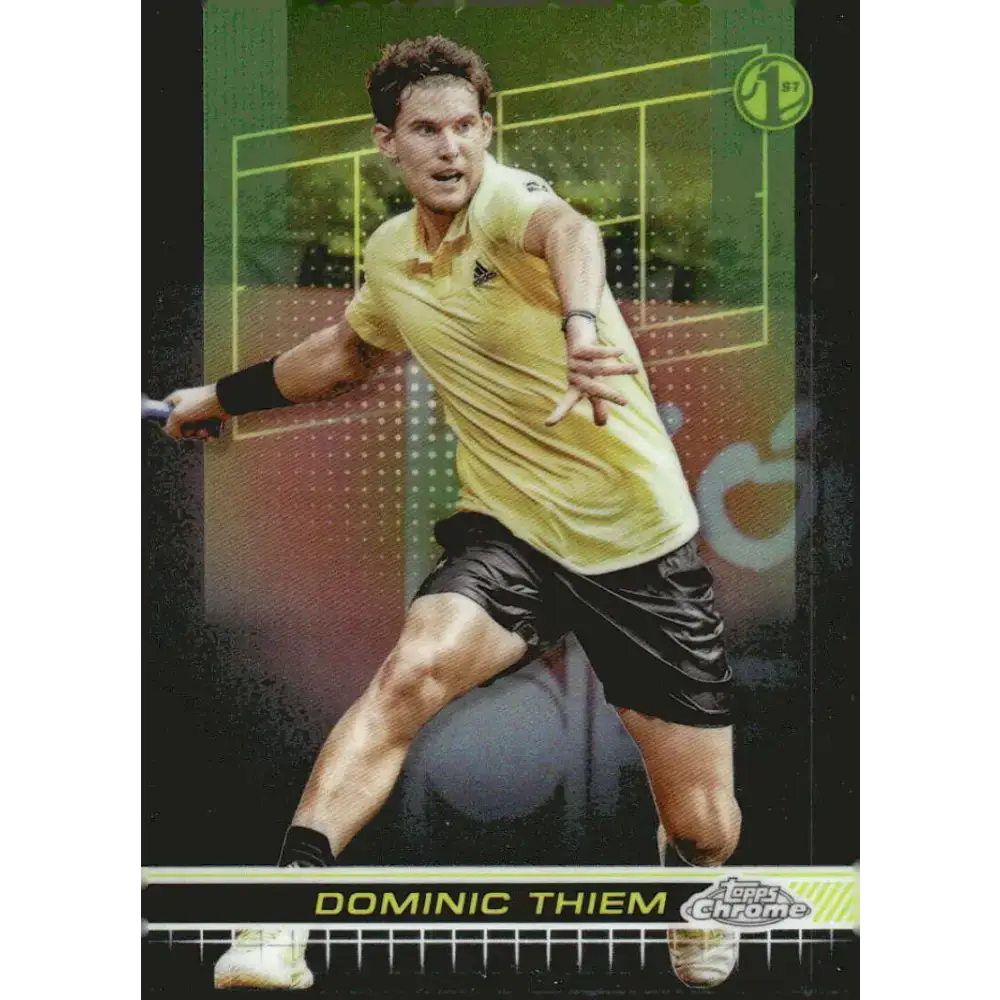 2024 Topps Chrome #108 Dominic Thiem EX Excellent Tennis Card - Tennis Card Single