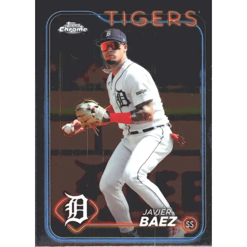 2024 Topps Chrome #109 Javier Baez NM-MT Detroit Tigers Baseball Card - Baseball Card Single
