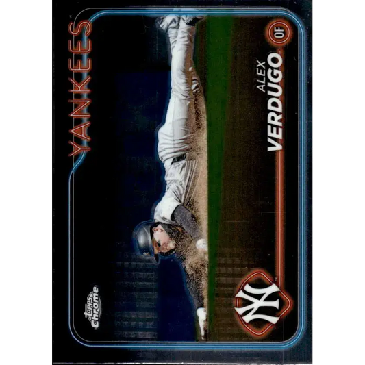 2024 Topps Chrome #11 Alex Verdugo NM-MT New York Yankees Baseball Card - Baseball Card Single