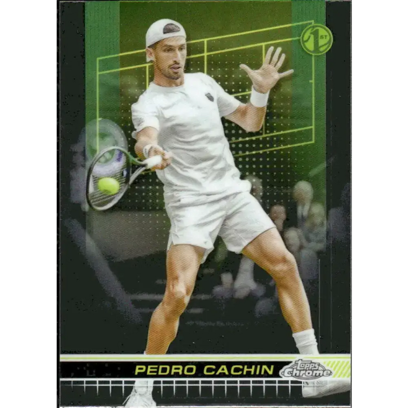 2024 Topps Chrome #112 Pedro Cachin EX Excellent Tennis Card - Other