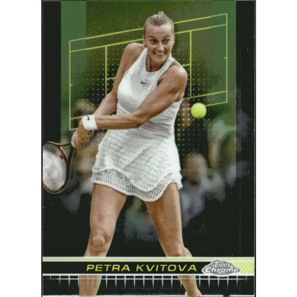 2024 Topps Chrome #113 Petra Kvitova EX Excellent Tennis Card - Tennis Card Single