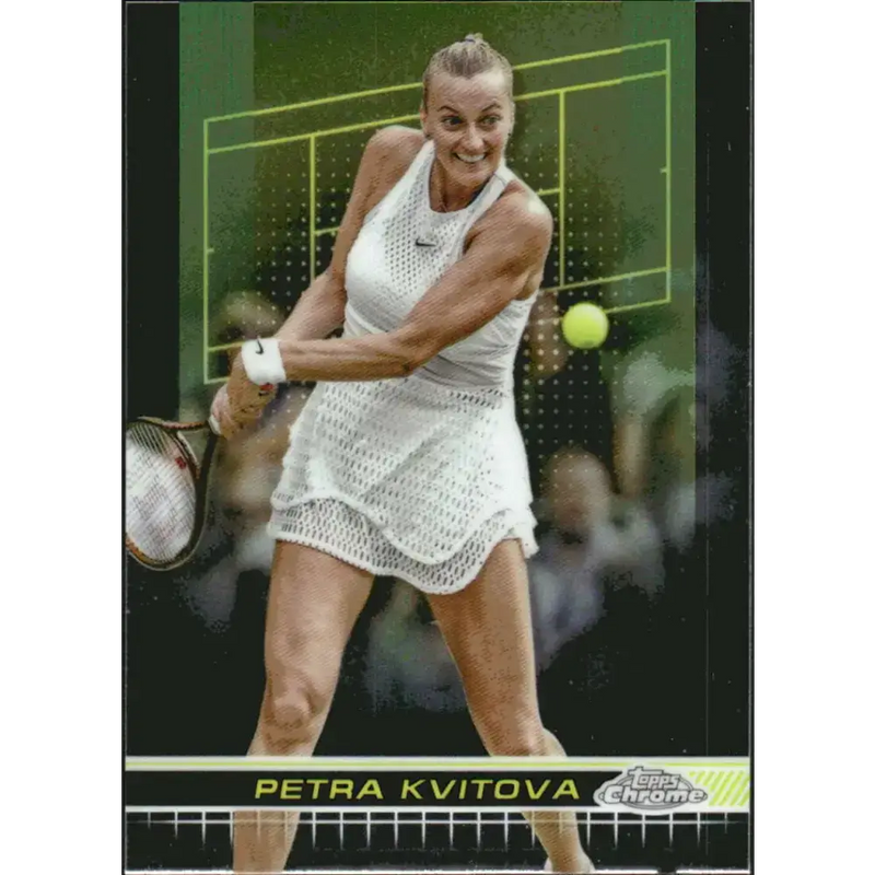 2024 Topps Chrome #113 Petra Kvitova EX Excellent Tennis Card - Tennis Card Single