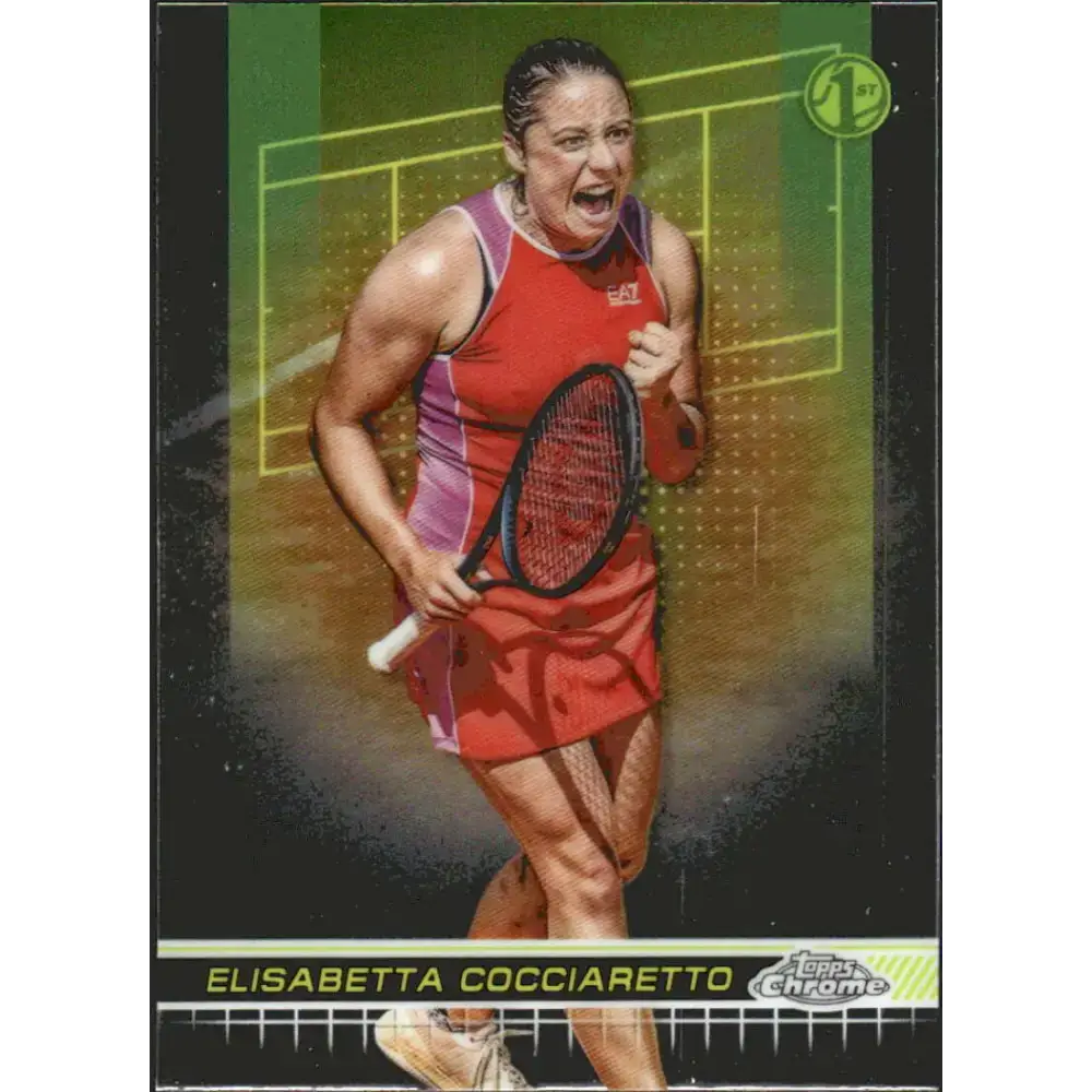 2024 Topps Chrome #117 Elisabetta Cocciaretto EX Excellent Tennis Card - Tennis Card Single