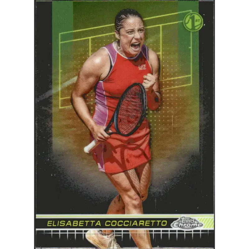 2024 Topps Chrome #117 Elisabetta Cocciaretto EX Excellent Tennis Card - Tennis Card Single