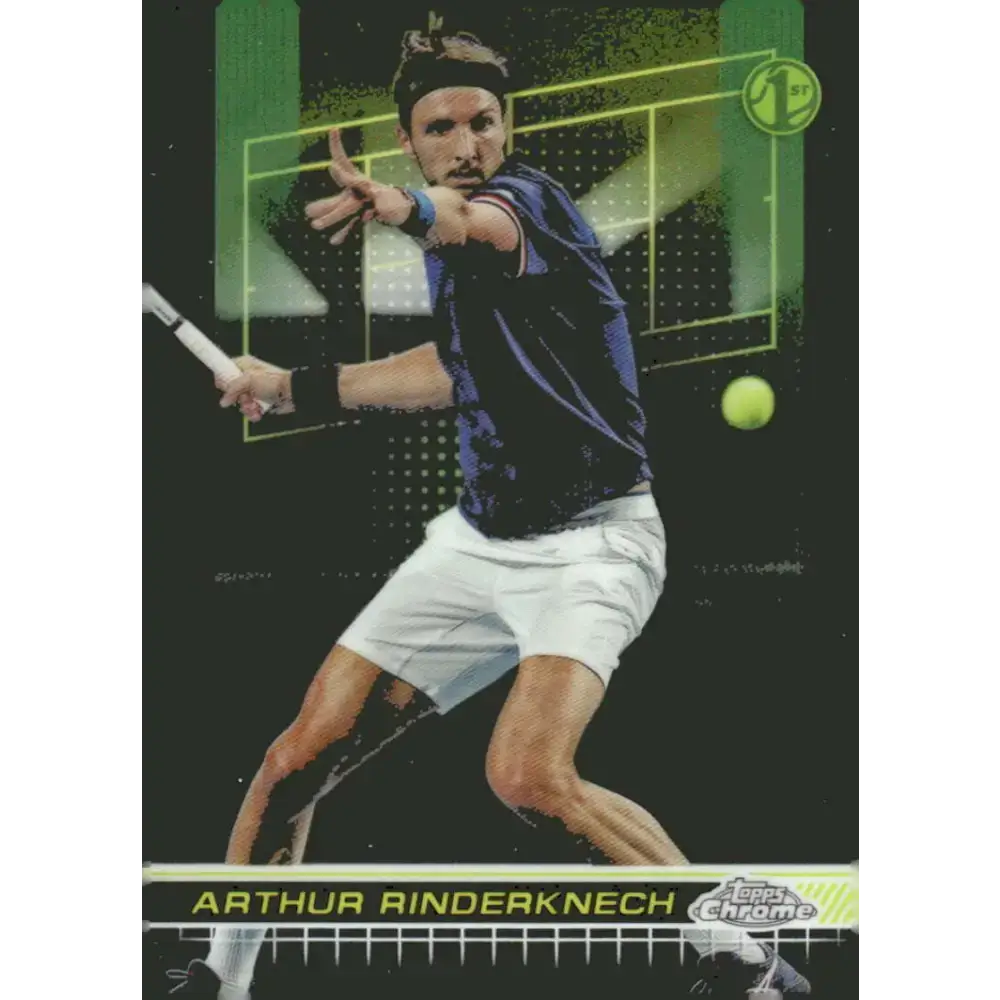 2024 Topps Chrome #118 Arthur Rinderknech EX Excellent Tennis Card - Tennis Card Single
