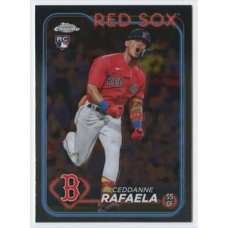 2024 Topps Chrome #118 Ceddanne Rafaela NM-MT RC Rookie Boston Red Sox Baseball Card - Baseball Card Single
