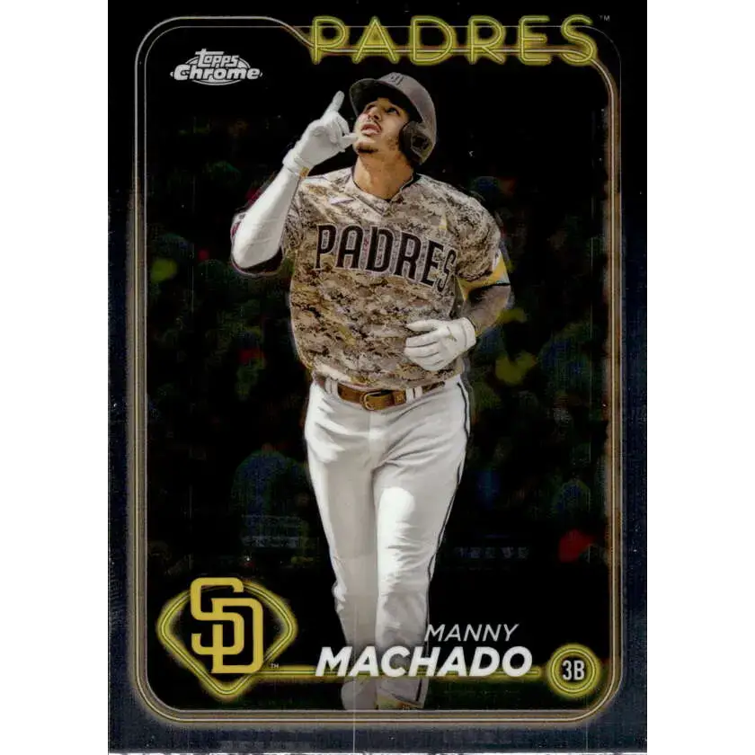 2024 Topps Chrome #12 Manny Machado NM-MT San Diego Padres Baseball Card - Baseball Card Single