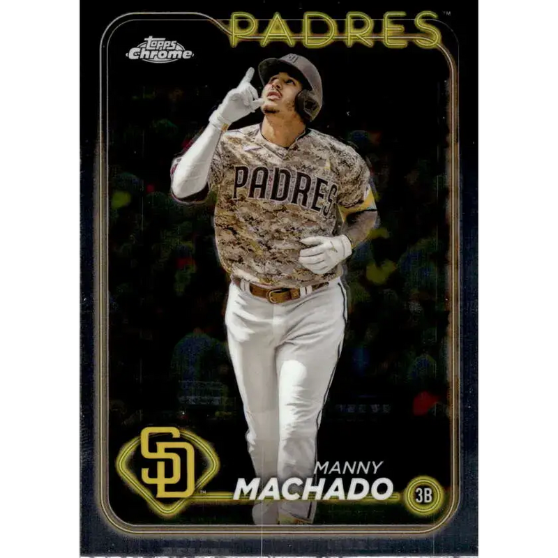 2024 Topps Chrome #12 Manny Machado NM-MT San Diego Padres Baseball Card - Baseball Card Single