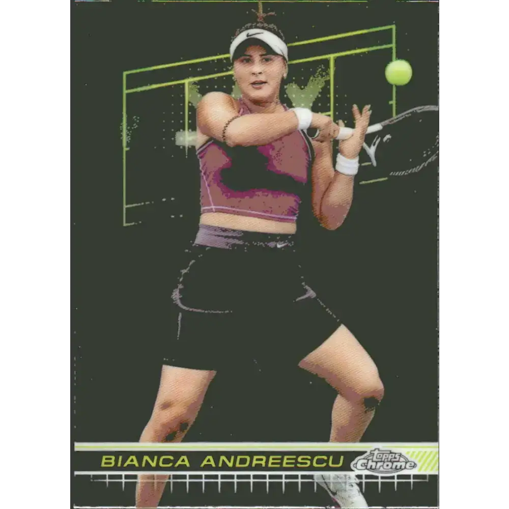2024 Topps Chrome #121 Bianca Andreescu EX Excellent Tennis Card - Other