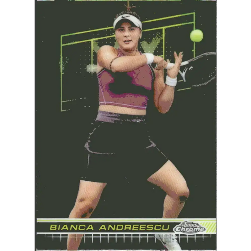 2024 Topps Chrome #121 Bianca Andreescu EX Excellent Tennis Card - Other