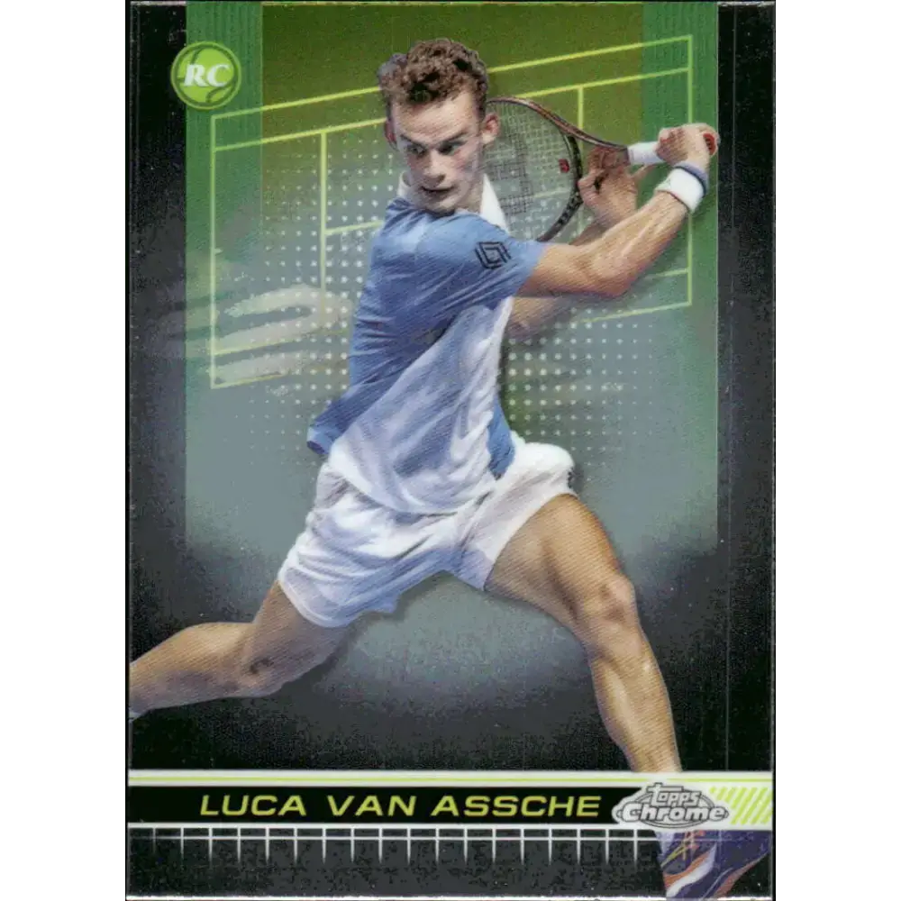 2024 Topps Chrome #122 Luca Van Assche EX Excellent RC Rookie Tennis Card - Other