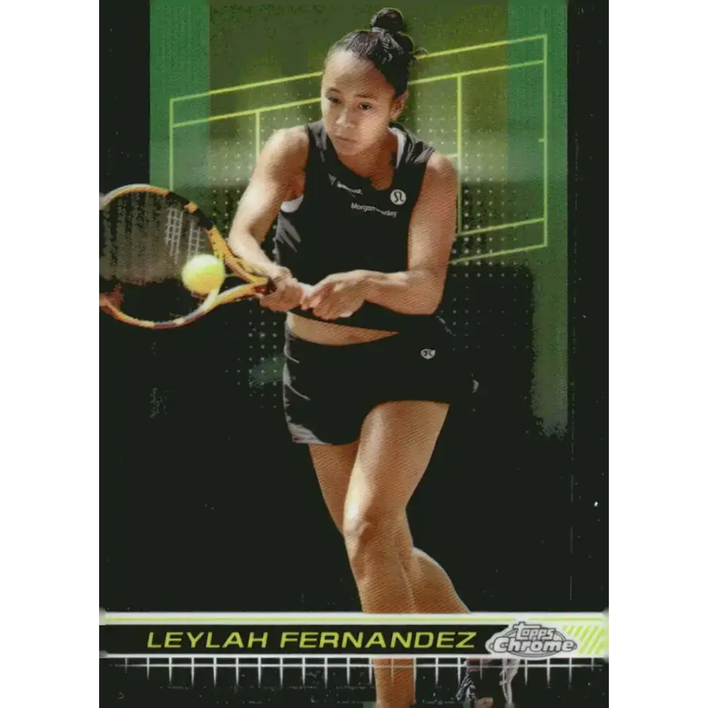 2024 Topps Chrome #123 Leylah Fernandez EX Excellent Tennis Card - Other