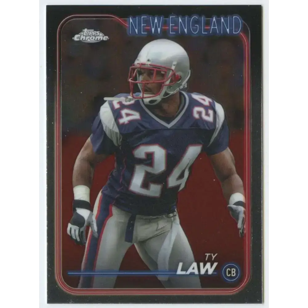 2024 Topps Chrome #123 Ty Law NM-MT New England Patriots Football Card - Football Card Single