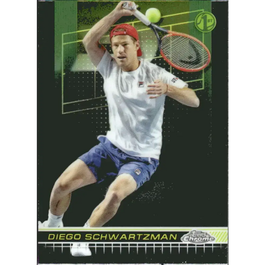2024 Topps Chrome #124 Diego Schwartzman EX Excellent Tennis Card - Tennis Card Single