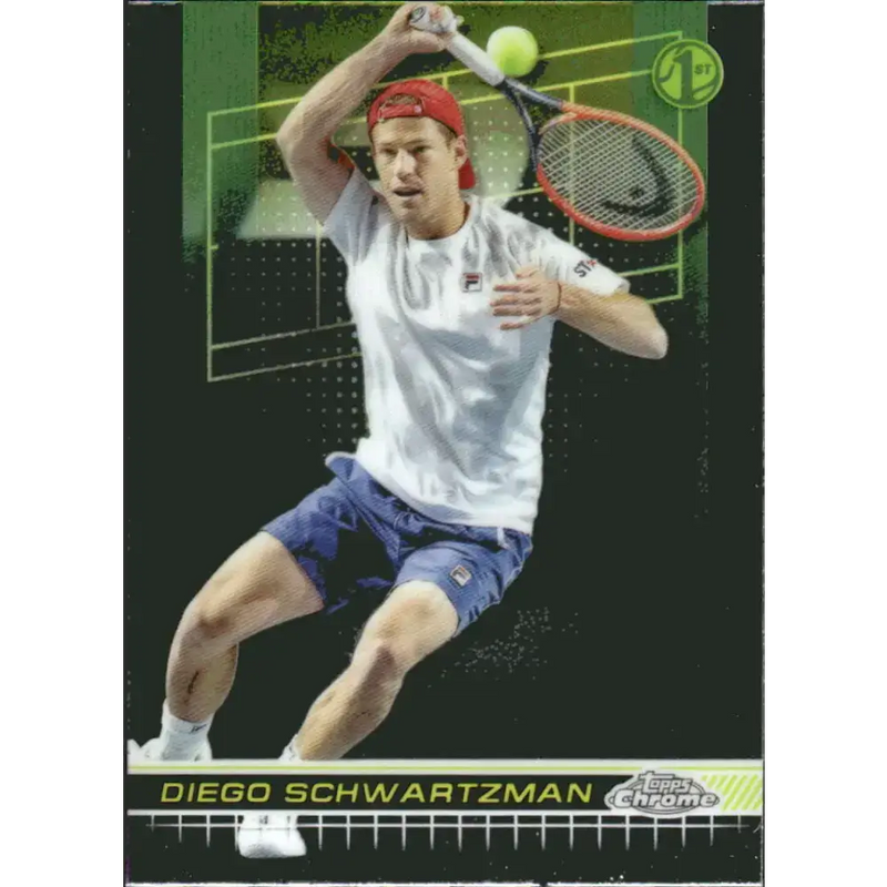 2024 Topps Chrome #124 Diego Schwartzman EX Excellent Tennis Card - Tennis Card Single