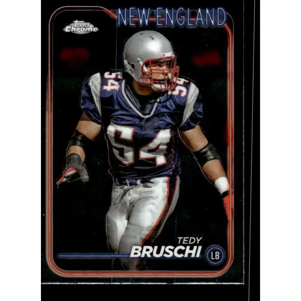 2024 Topps Chrome #124 Tedy Bruschi NM-MT New England Patriots Football Card - Football Card Single