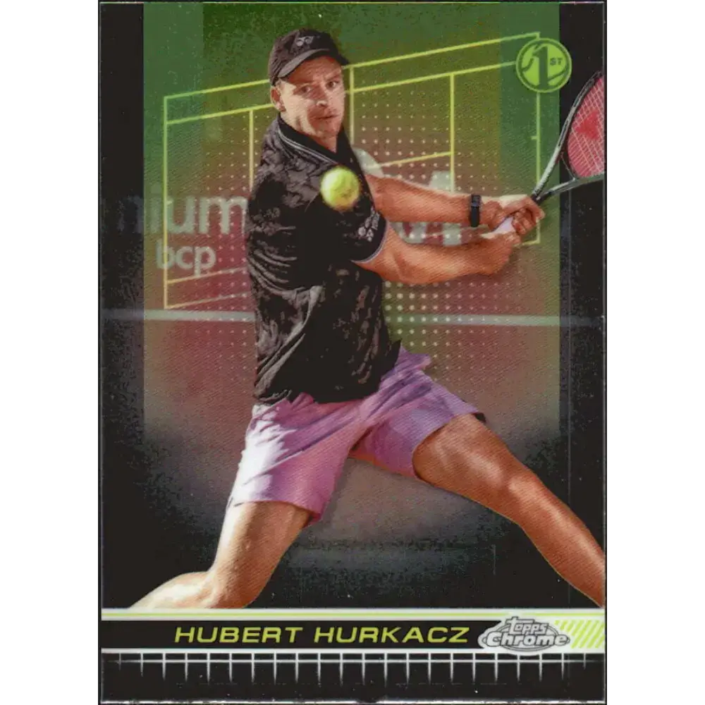 2024 Topps Chrome #125 Hubert Hurkacz EX Excellent Tennis Card - Tennis Card Single