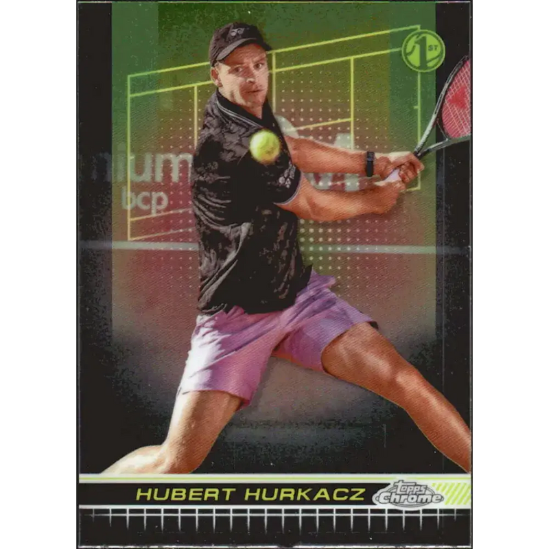 2024 Topps Chrome #125 Hubert Hurkacz EX Excellent Tennis Card - Tennis Card Single