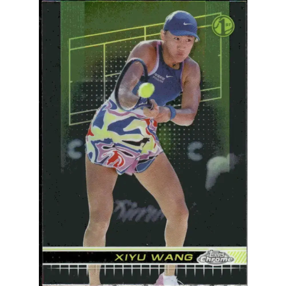 2024 Topps Chrome #126 Xiyu Wang EX Excellent Tennis Card - Other